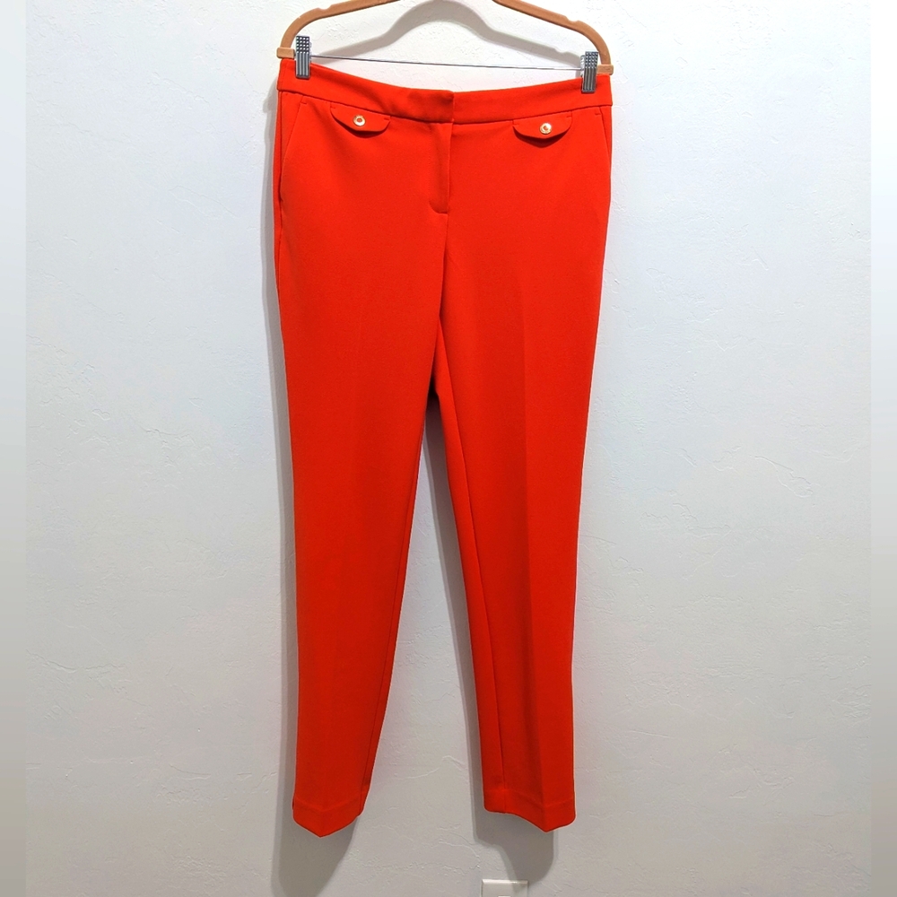 Anne Klein Tangerine/Neon Orange Pants Size  6